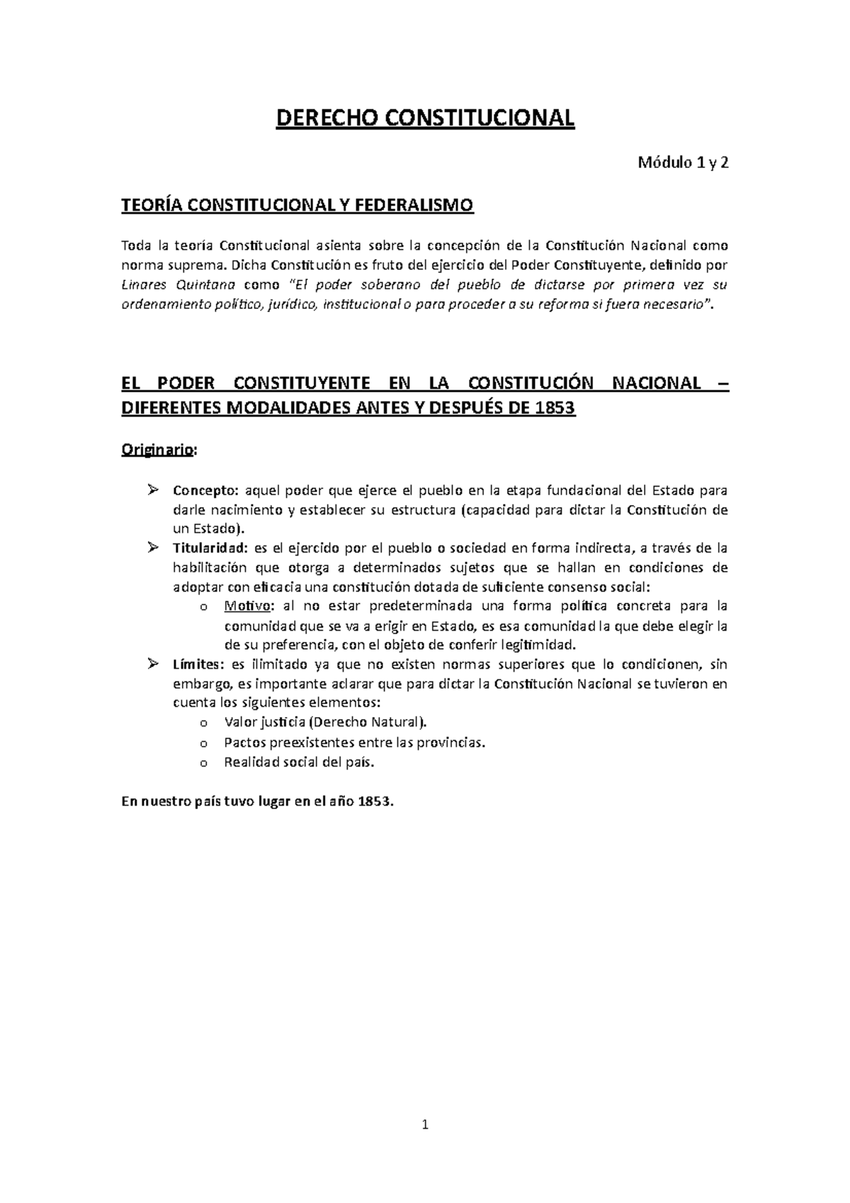 Resumen Derecho Constitucional - M1 Y M2 - DERECHO CONSTITUCIONAL ...