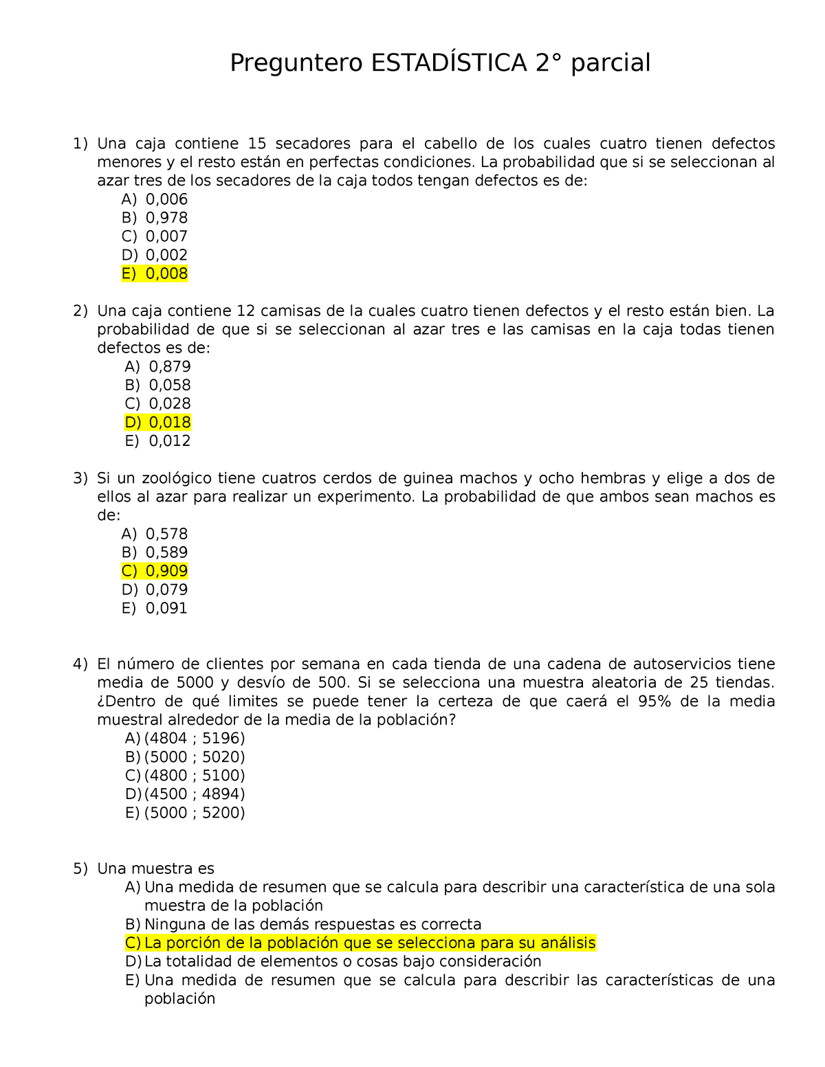 Preg. Parcial 2. Est - Preguntero - Aprender Siglo 21- Preguntero ...