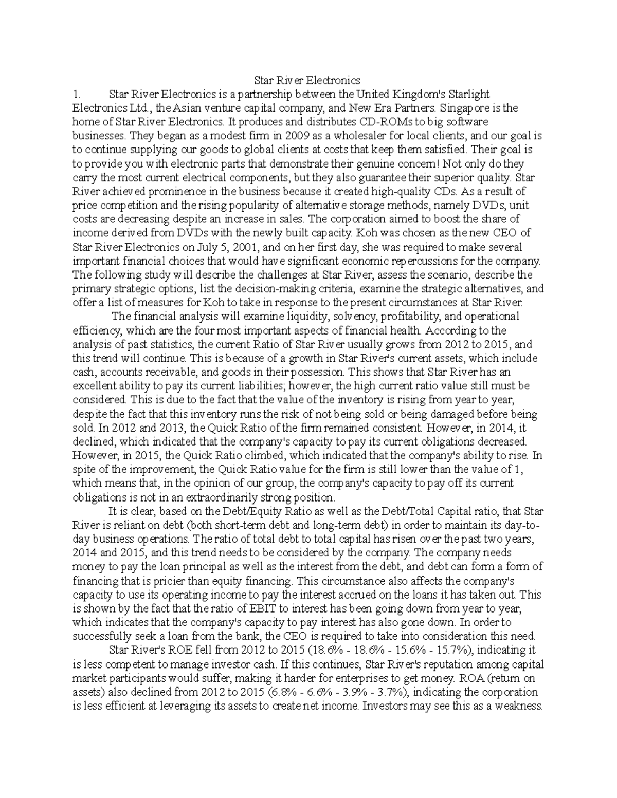 Star river electronic case Star River Electronics Star River