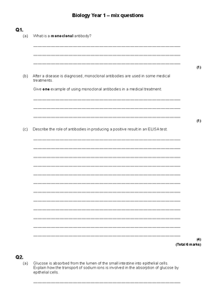 Lipids QP - Biology practice material for students - 4 | CELL BIOLOGY ...