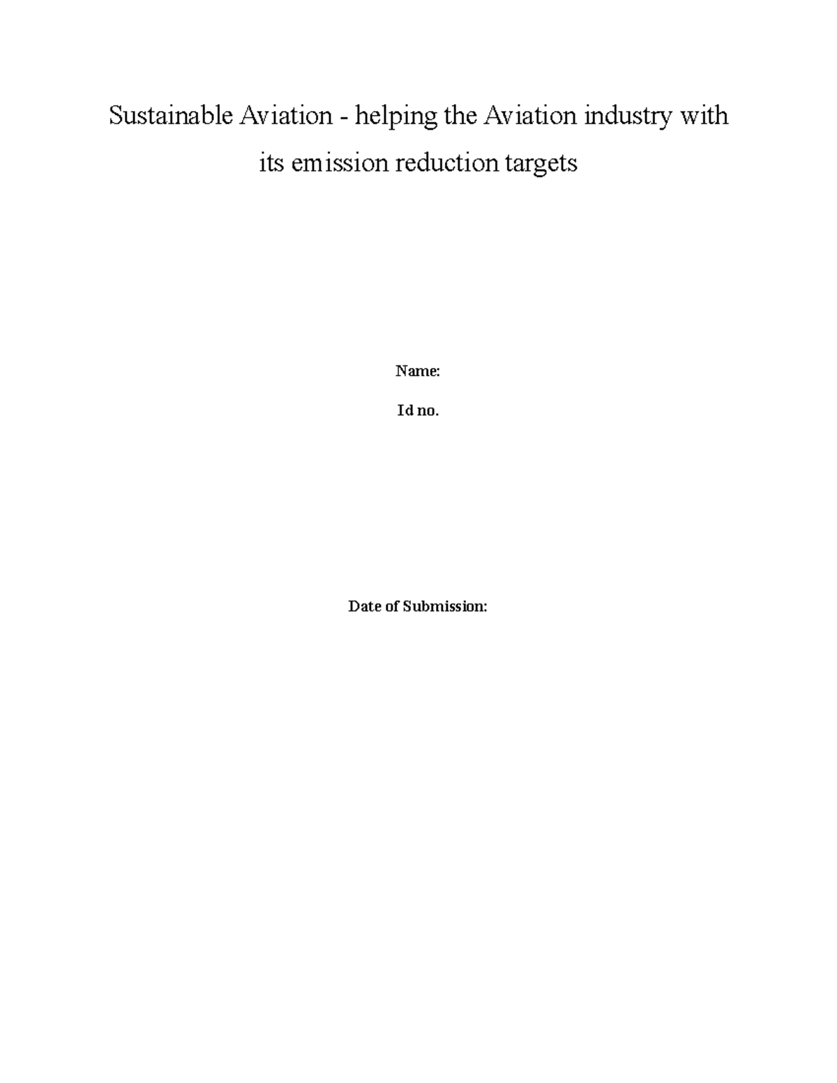 Sustainable Aviation: A Kaust Perspective - b90rbl7