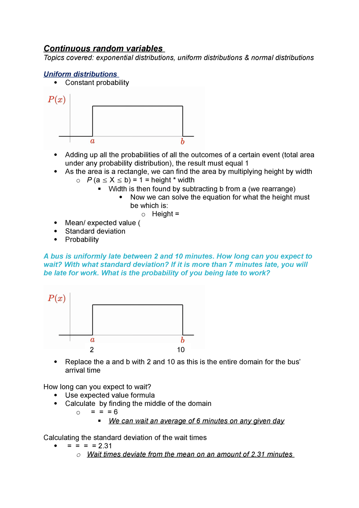 notes-continuous-random-variables-continuous-random-variables-topics