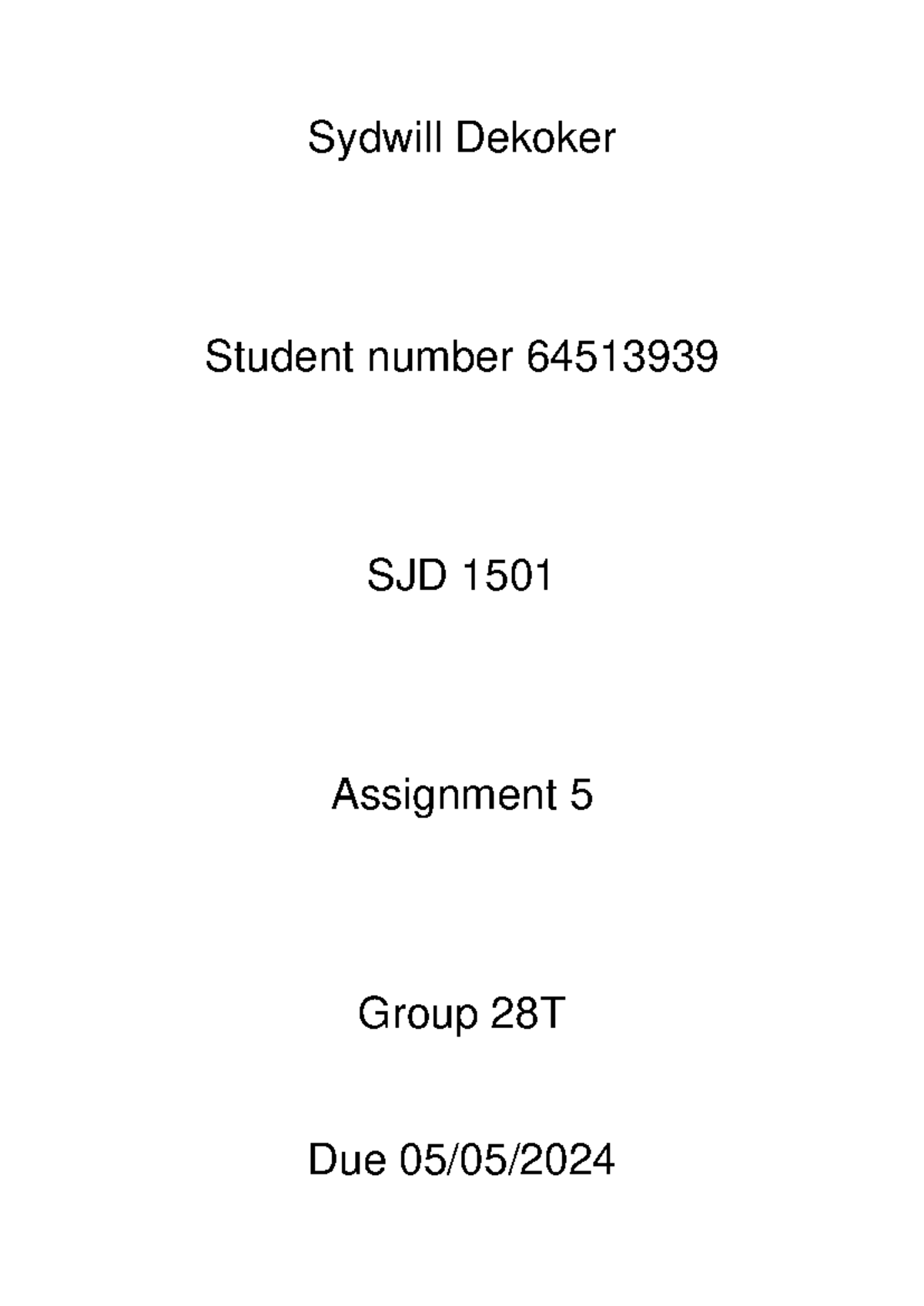 sjd assignment 5 question 2