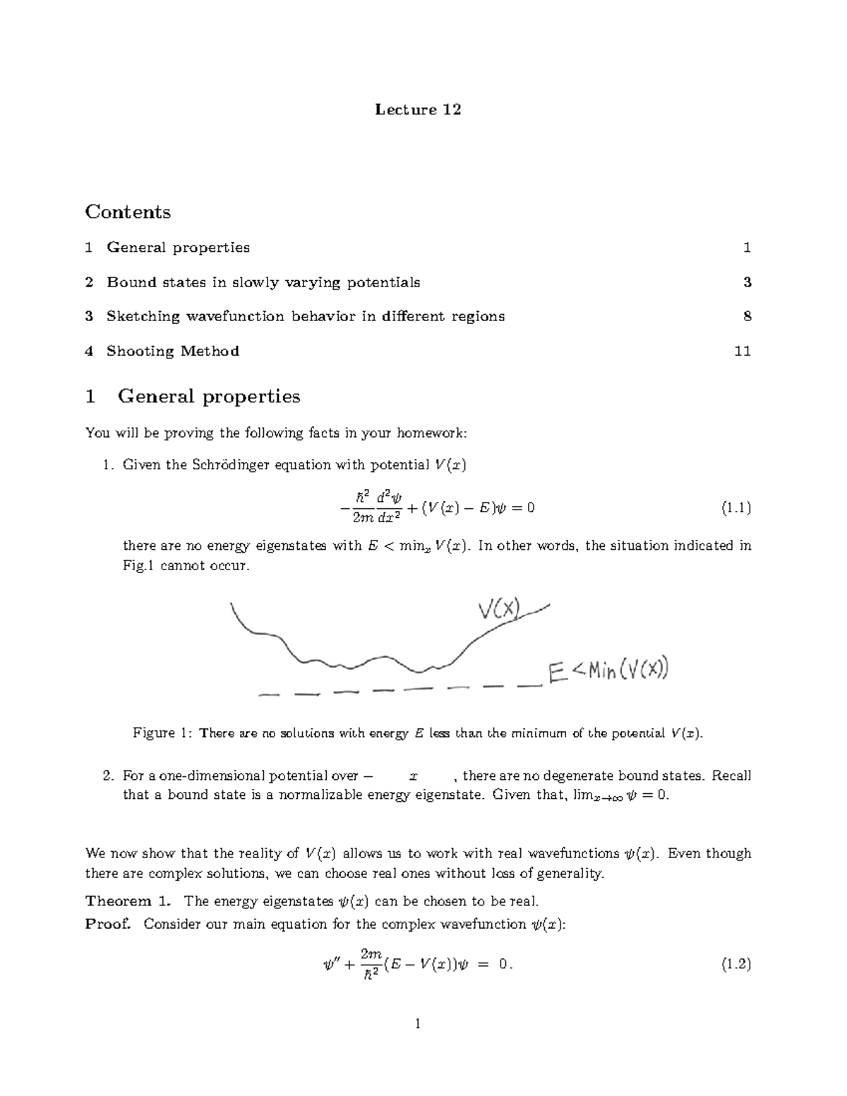 General Propoerties Of Wave Lengths - Lecture 12 B. Zwiebach March 20 ...