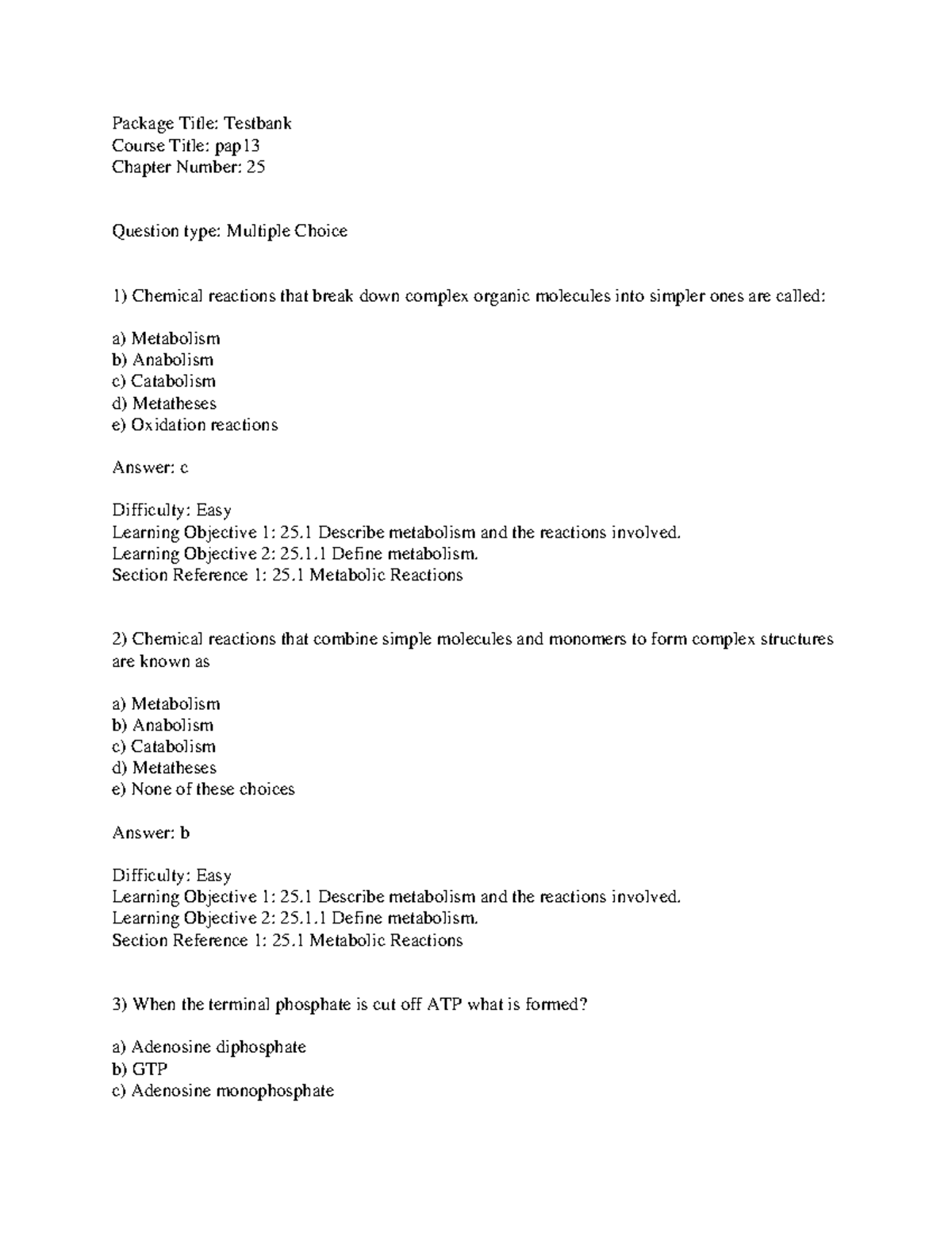 Ch25 - Lecture Notes Ch 25 - Package Title: Testbank Course Title ...