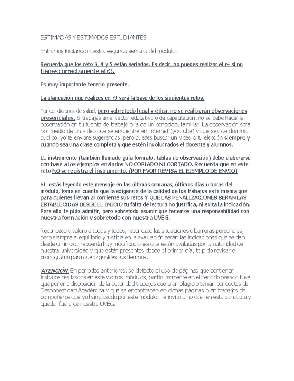 1. Intrucciones Septiembre 23 - ESTIMADAS Y ESTIMADOS ESTUDIANTES ...