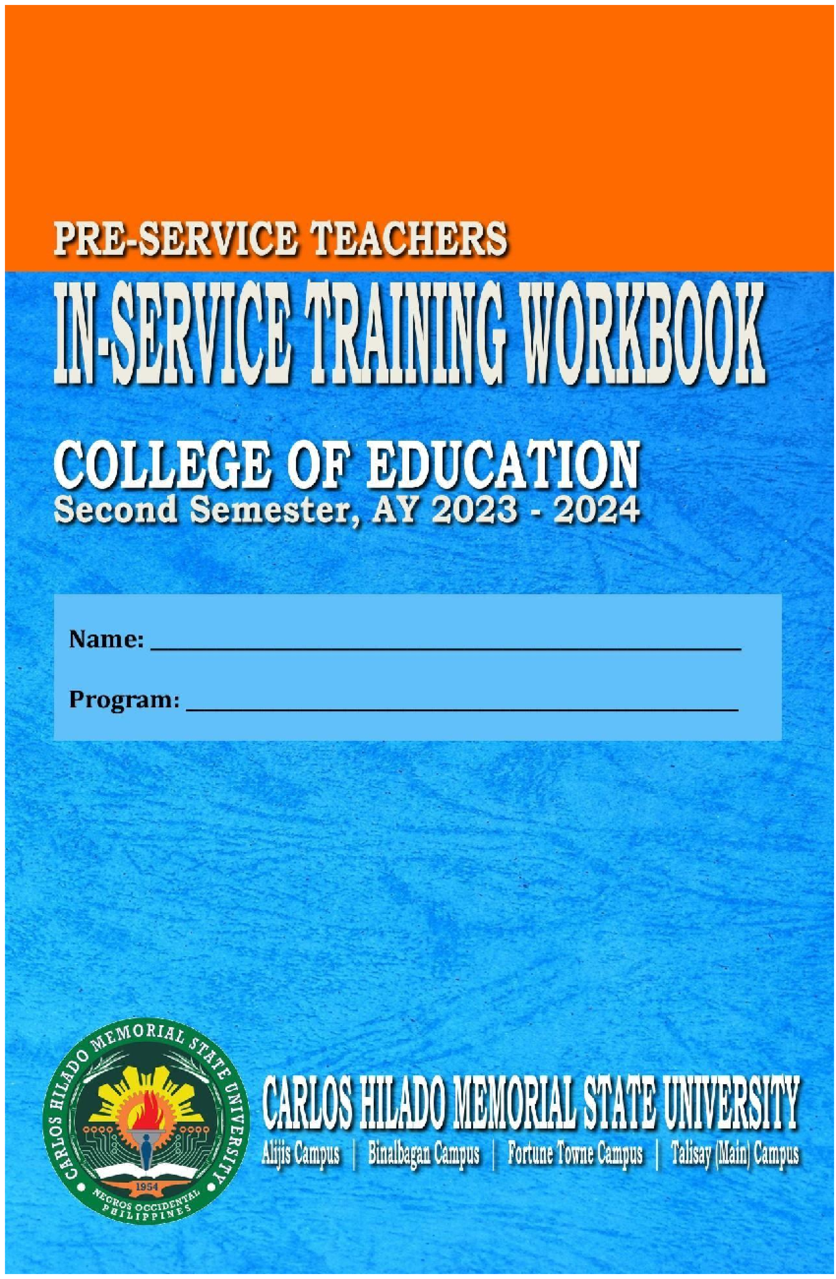 IN Service Training Workbook - JFJGG Checked - Studocu