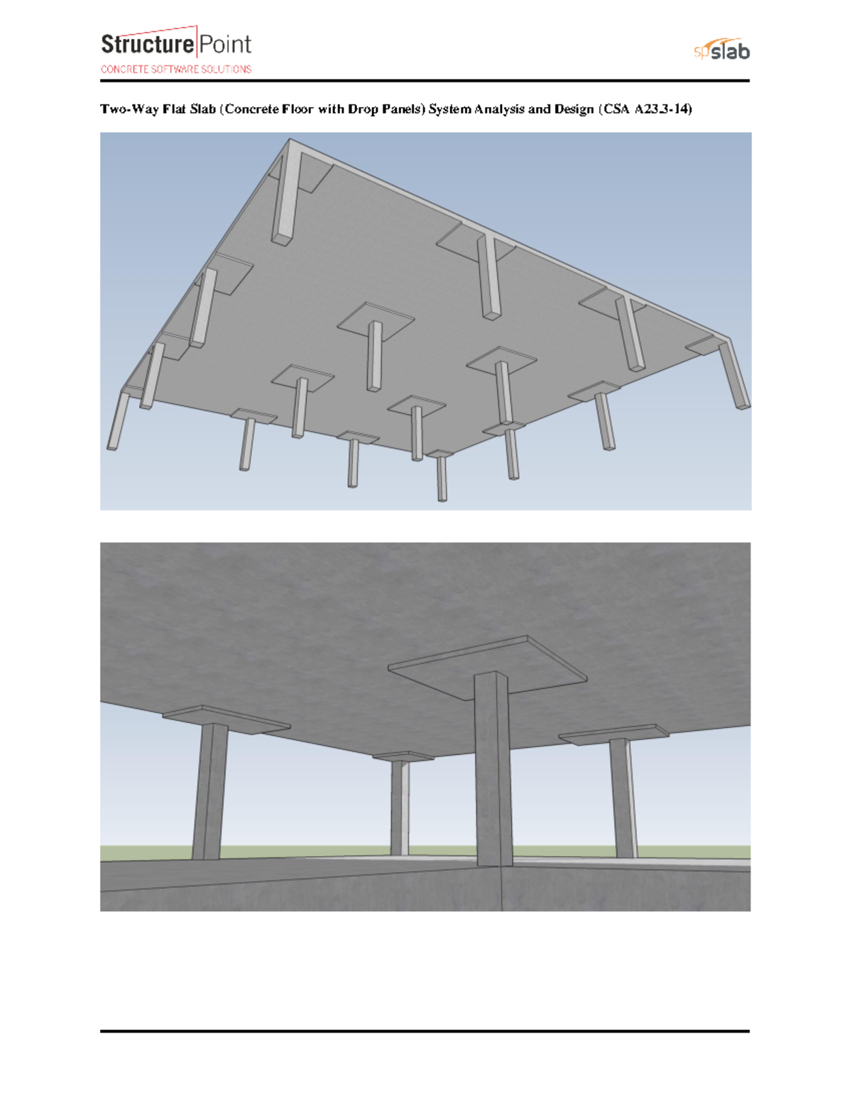 TwoWayConcreteSlabFloorWithDropPanelsDesignDetailingCSA 23 TwoWay Flat Slab