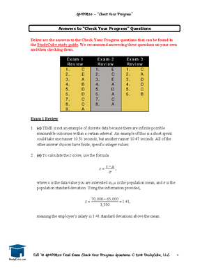 Quantitative Business Tools II (QMB 3200) Course Syllabus - SYLLABUS ...