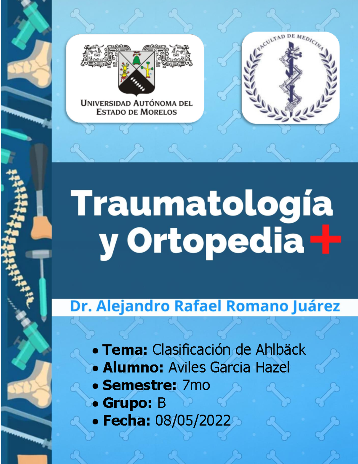 Clasificación de Ahlbäck HAG - Tema: Clasificación de Ahlbäck Alumno ...