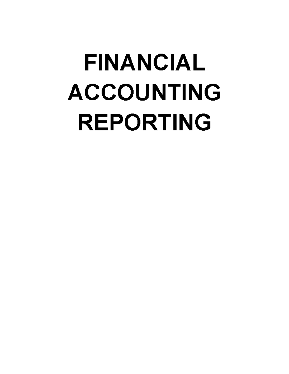 Exam 7 October 2018, answers - FINANCIAL ACCOUNTING REPORTING OCTOBER ...