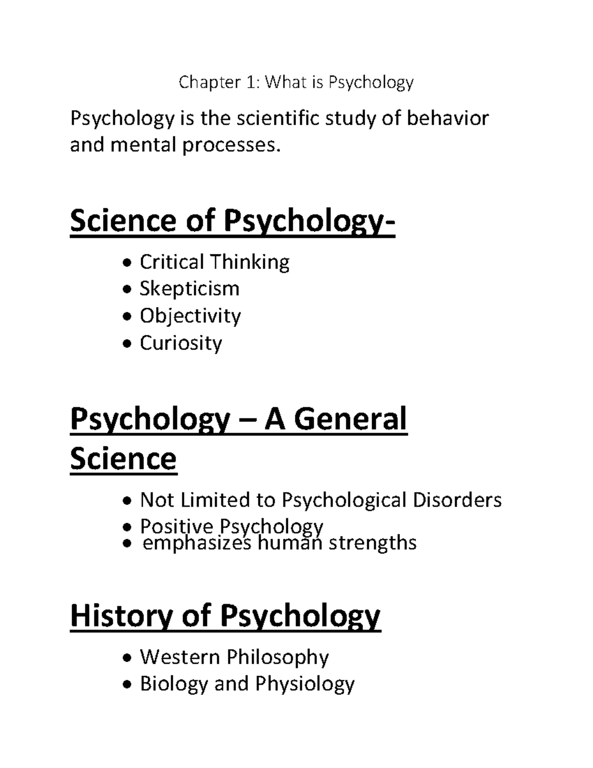 Chapter 1. What Is Psychology - Chapter 1: What Is Psychology ...