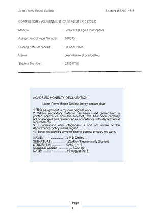 Civ3701 Assignment 1 Answers Civ3701 Unisa Studocu Civ3701 Assignment 1 Answers Civ3701 Unisa Studocu