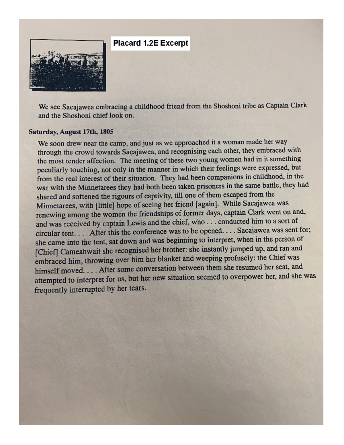 Excerpt Placard 1 I used this in history this year when we were