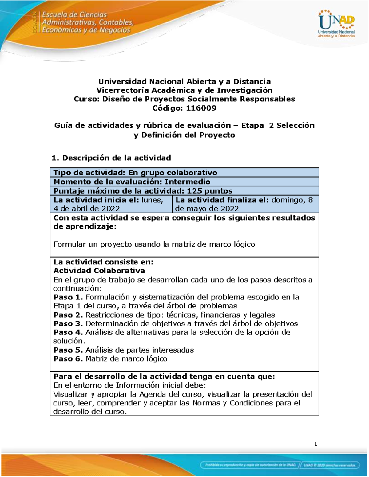 Guía De Actividades Y Rúbrica De Evaluación - Unidad 1 - Etapa 2 ...