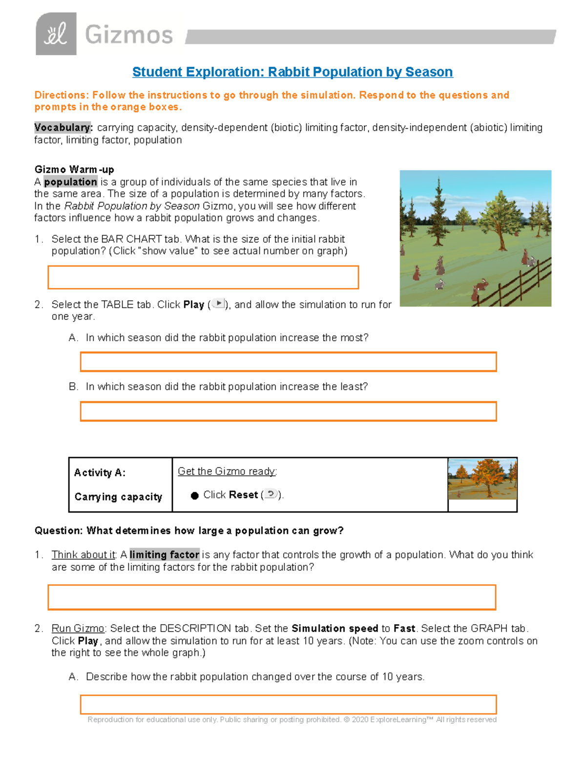Zachary Dillon Maxson Rabbit Population Elab Part 1 Student