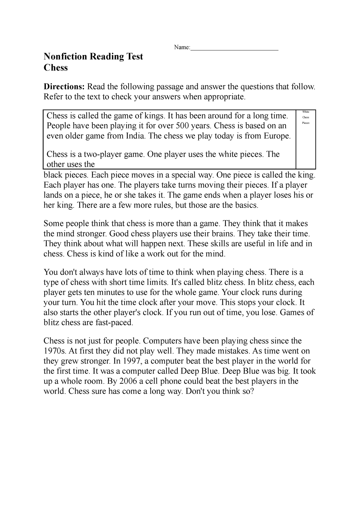 Nonfiction Reading Test Garbage Name Nonfiction Readi - vrogue.co