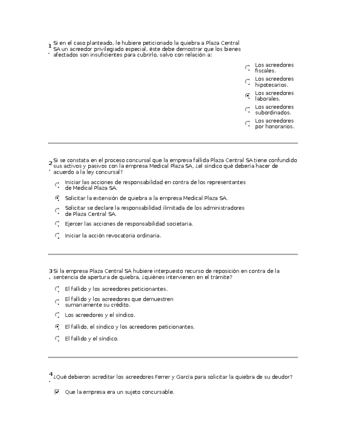 TP 3 Y 4 Concursos Y Q TP 3 Y 4 1 Si En El Caso Planteado Le