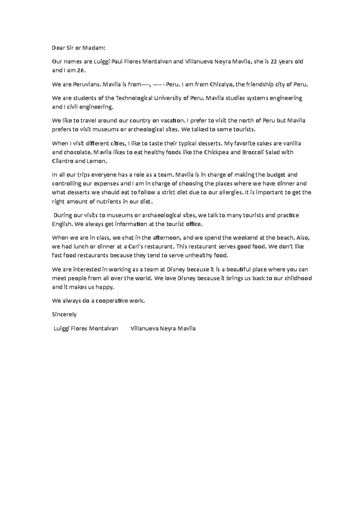 Dear Sir Or Madam Groß Oder Klein Dear Sir or Madam - correo eloctronico - Dear Sir or Madam: Our names