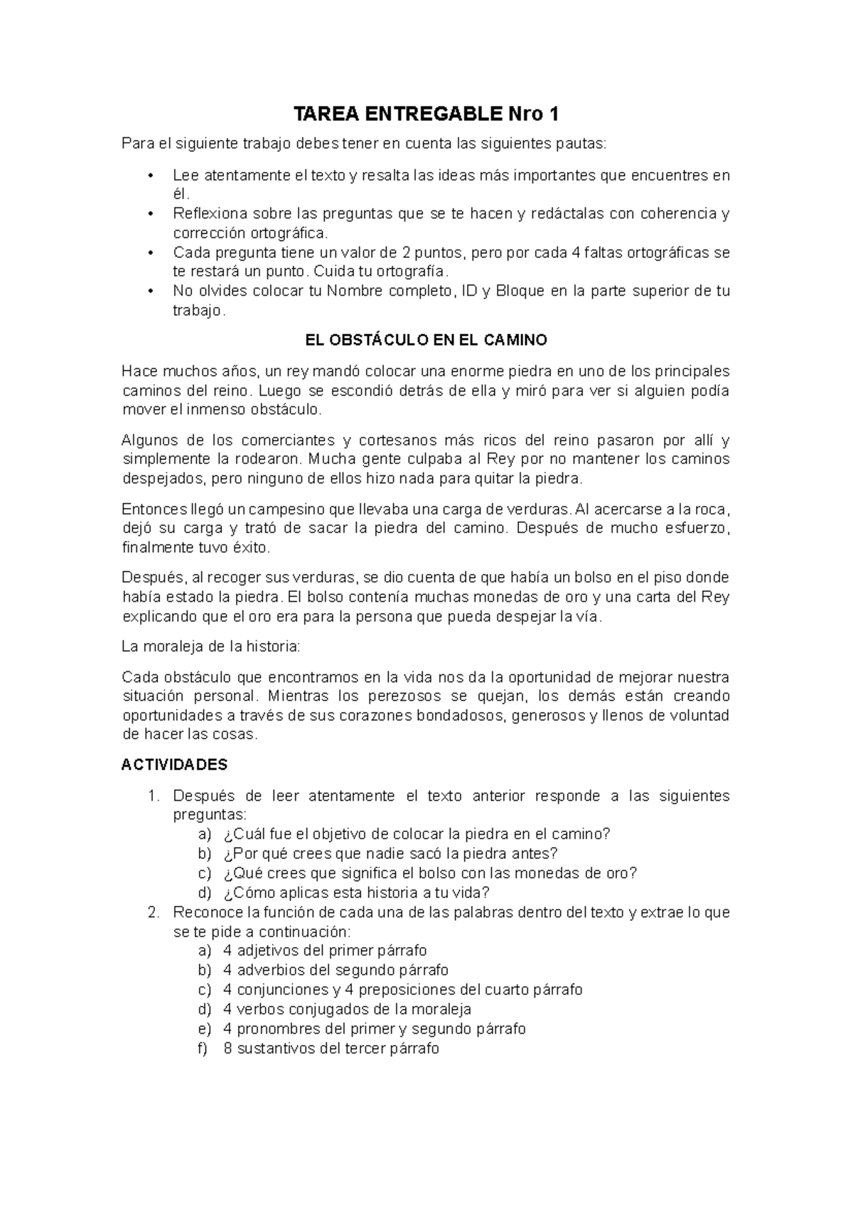 Entregable1decomunicacion Tarea Entregable Nro 1 Para El Siguiente Trabajo Debes Tener En 4453