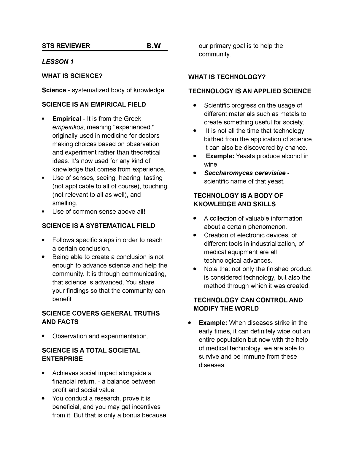 sts-reviewer-sts-reviewer-b-lesson-1-what-is-science-science