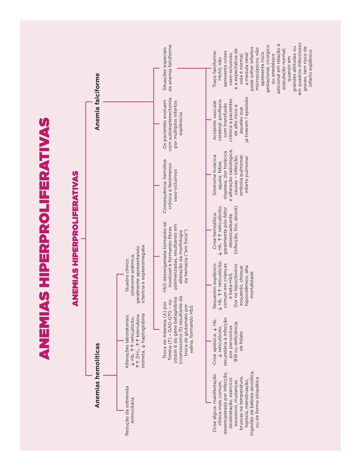 Mapa Mental - Anemias hiperproliferativas - 84 | CAPÍTULO 4 - ANEMIAS  HIPERPROLIFERATIVAS ANEMIAS - Studocu