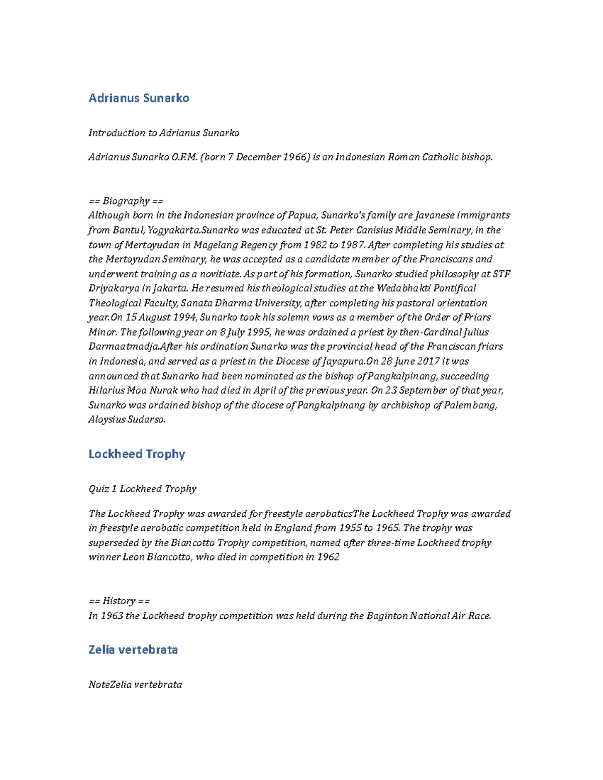 HIST123 Notes Adrianus Sunarko - Adrianus Sunarko Introduction to ...