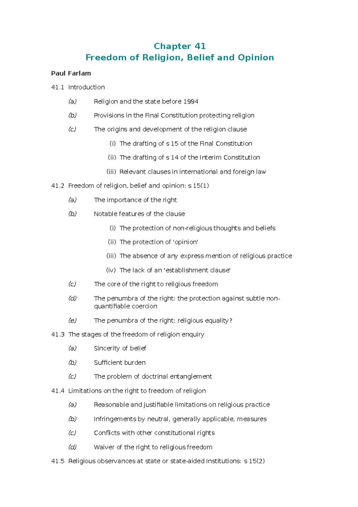 constitutional-law-of-south-africa-vol-2-chapter-41-freedom-of-religion