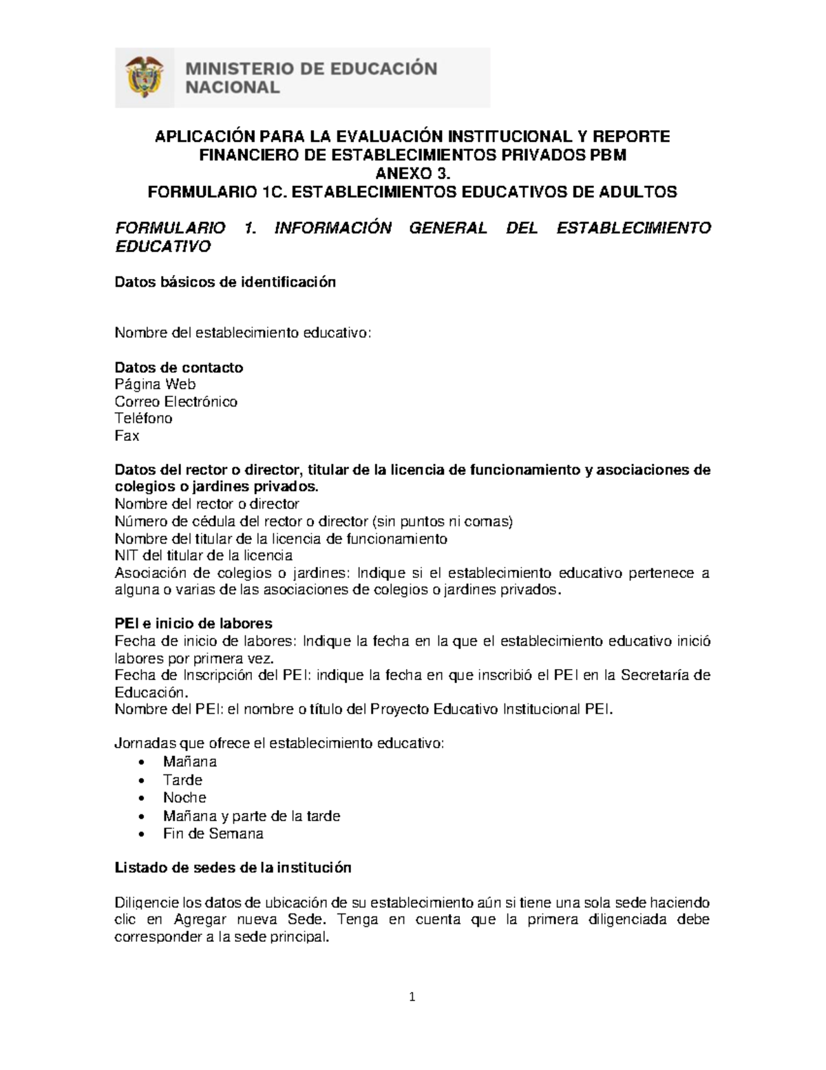 Formulario 1c