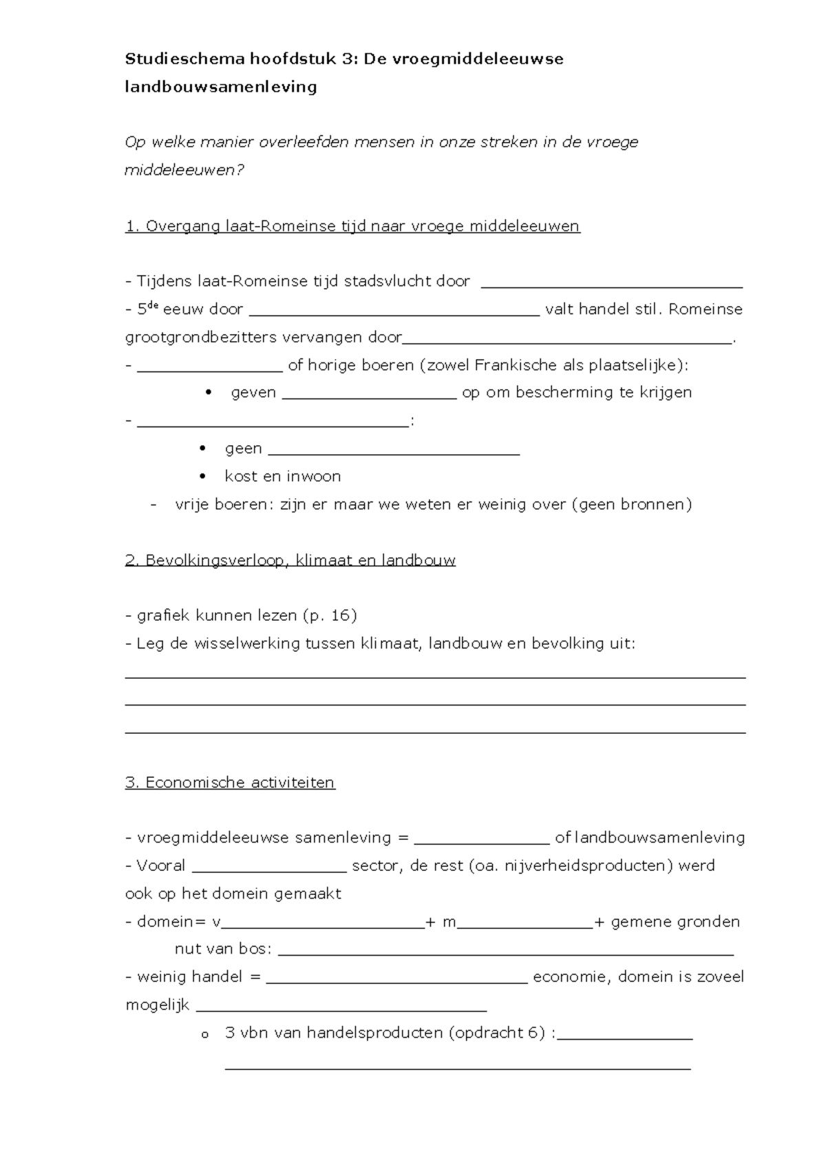 Studieschema deel1 hfdst 3 - Studieschema hoofdstuk 3: De ...