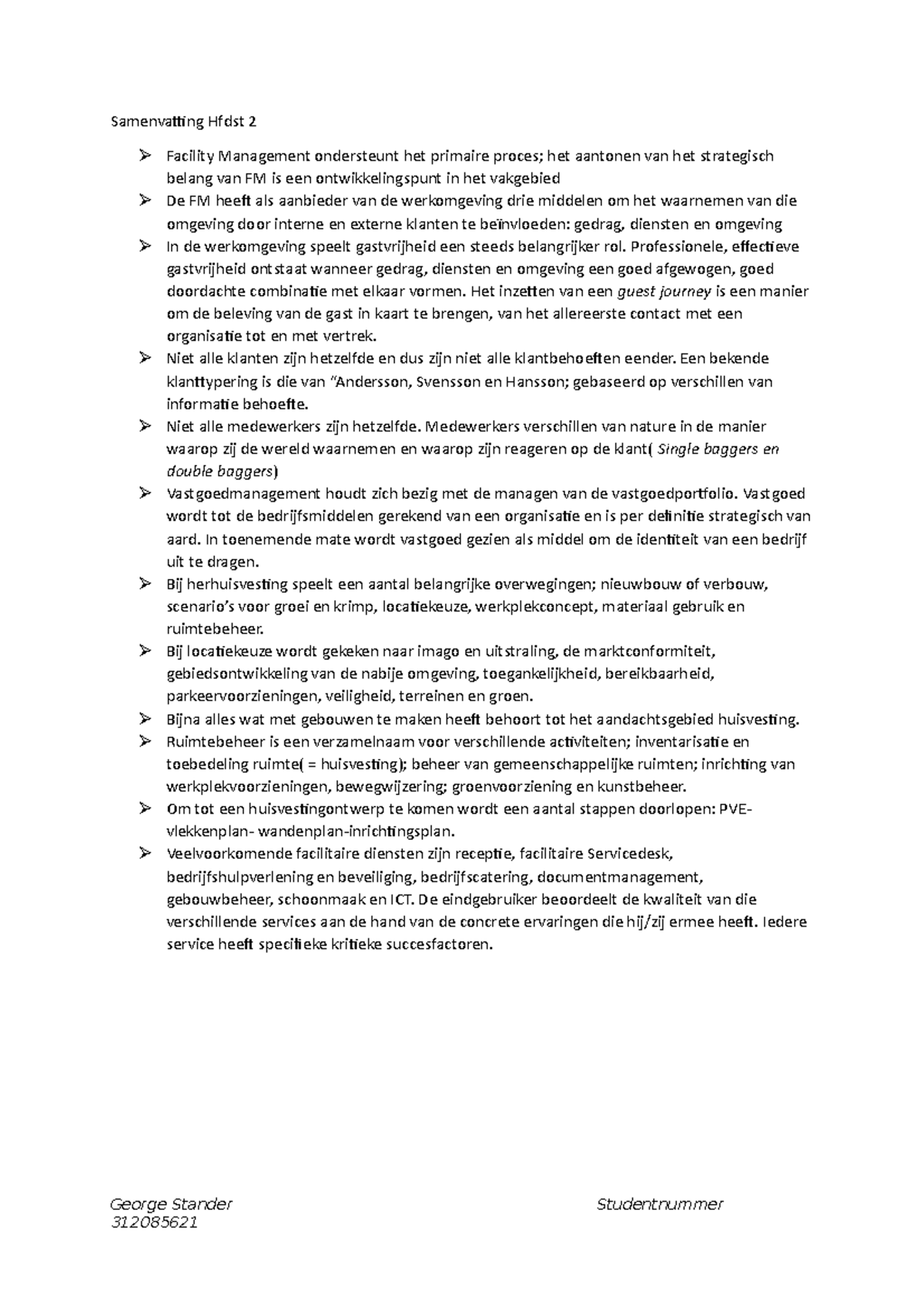 Samenvatting Hoofdstuk 3 De Werkomgeving Van Facility Management ...