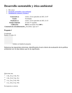 Evaluación E Indicadores Del Desempeño Examen 3 Sem 6 - Evaluación E ...