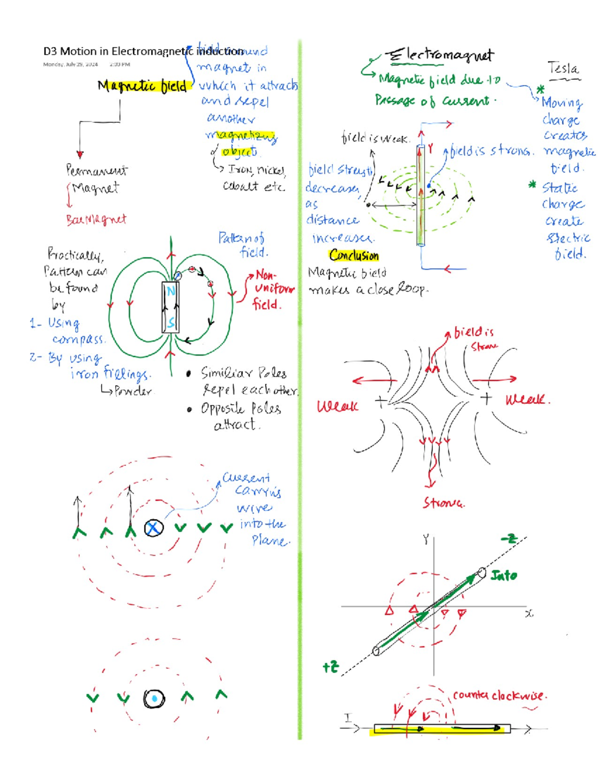 D3 Electromagnetic induction - D3 Motion in Electromagnetic ...