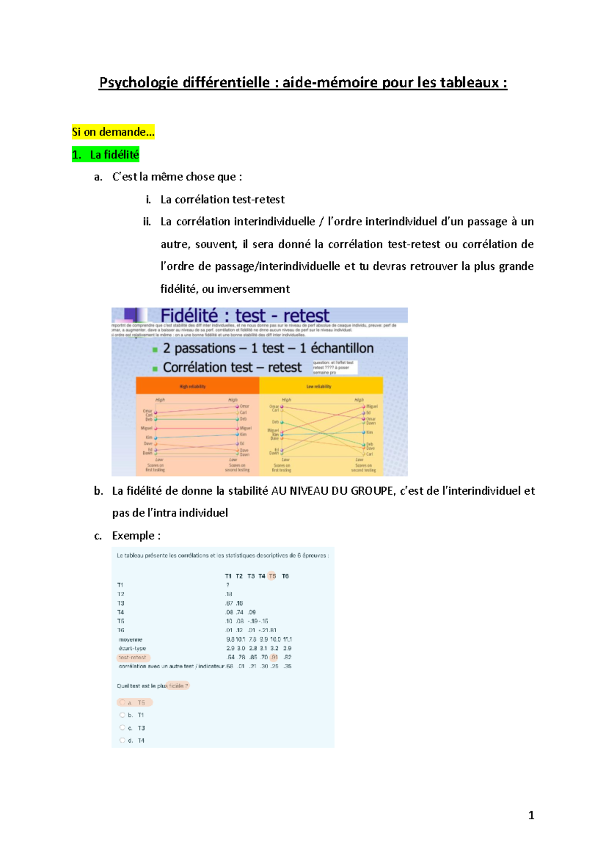 Psy Diff Aide M Moire Mindmap Psychologie Diff Rentielle Aide