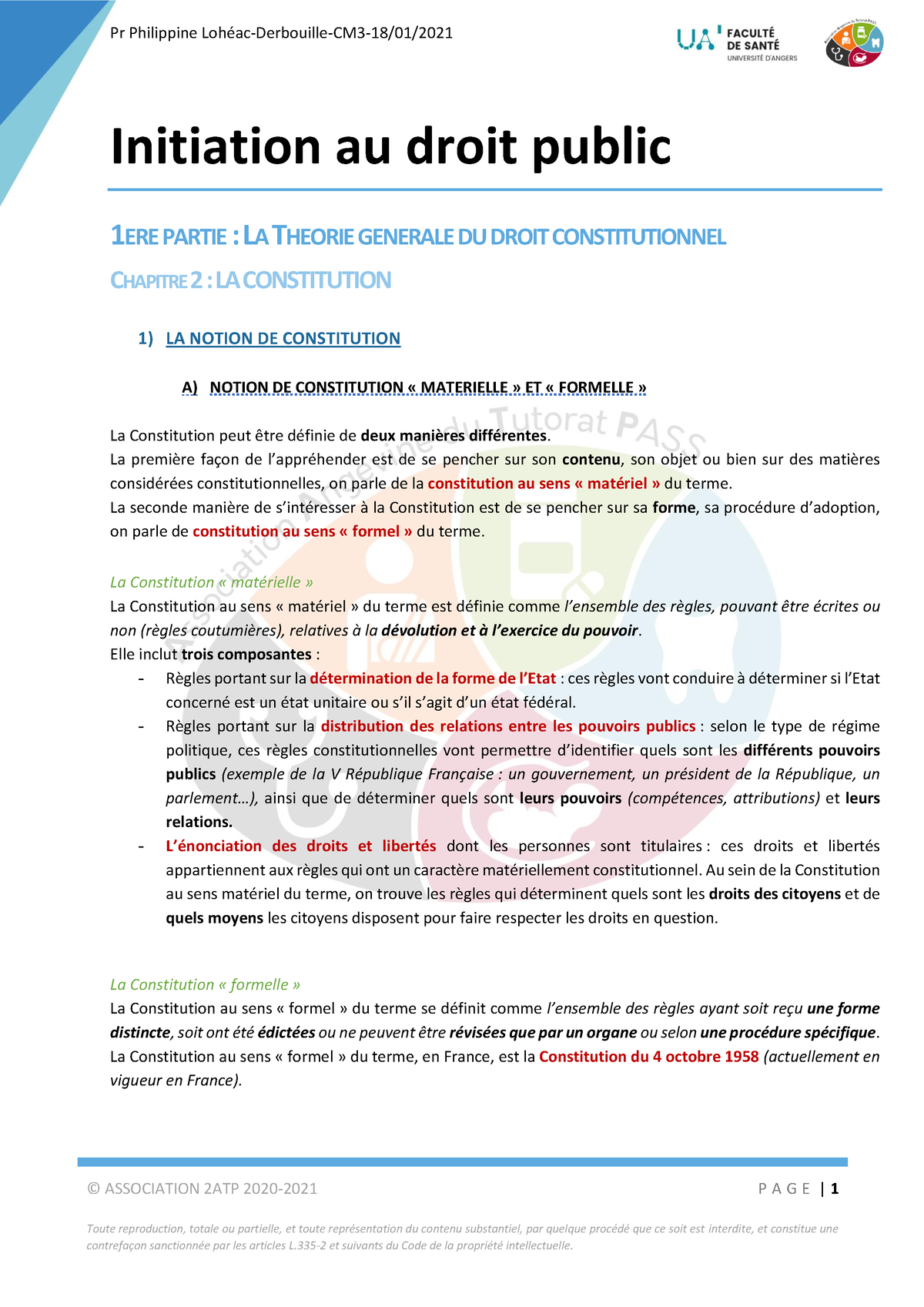 dissertation constitution formelle