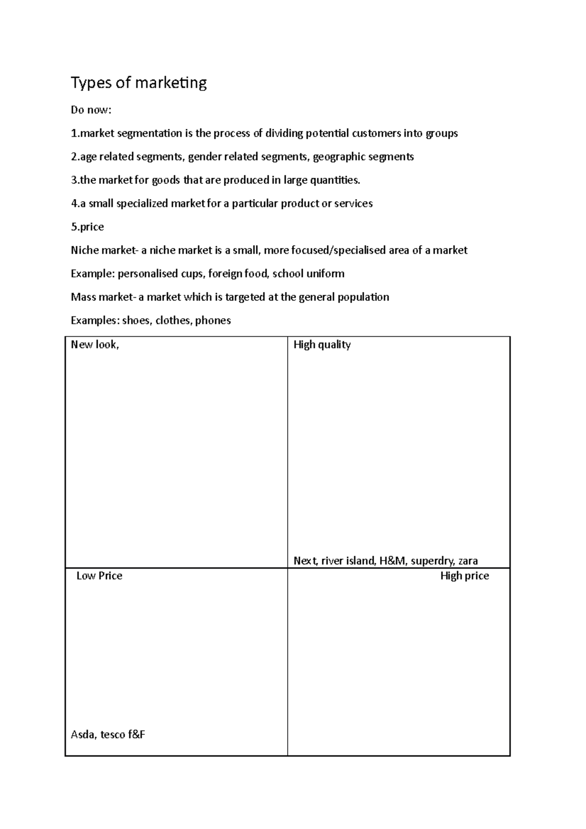 Types Of Market Segmentation Exploring Business Legal Structures This