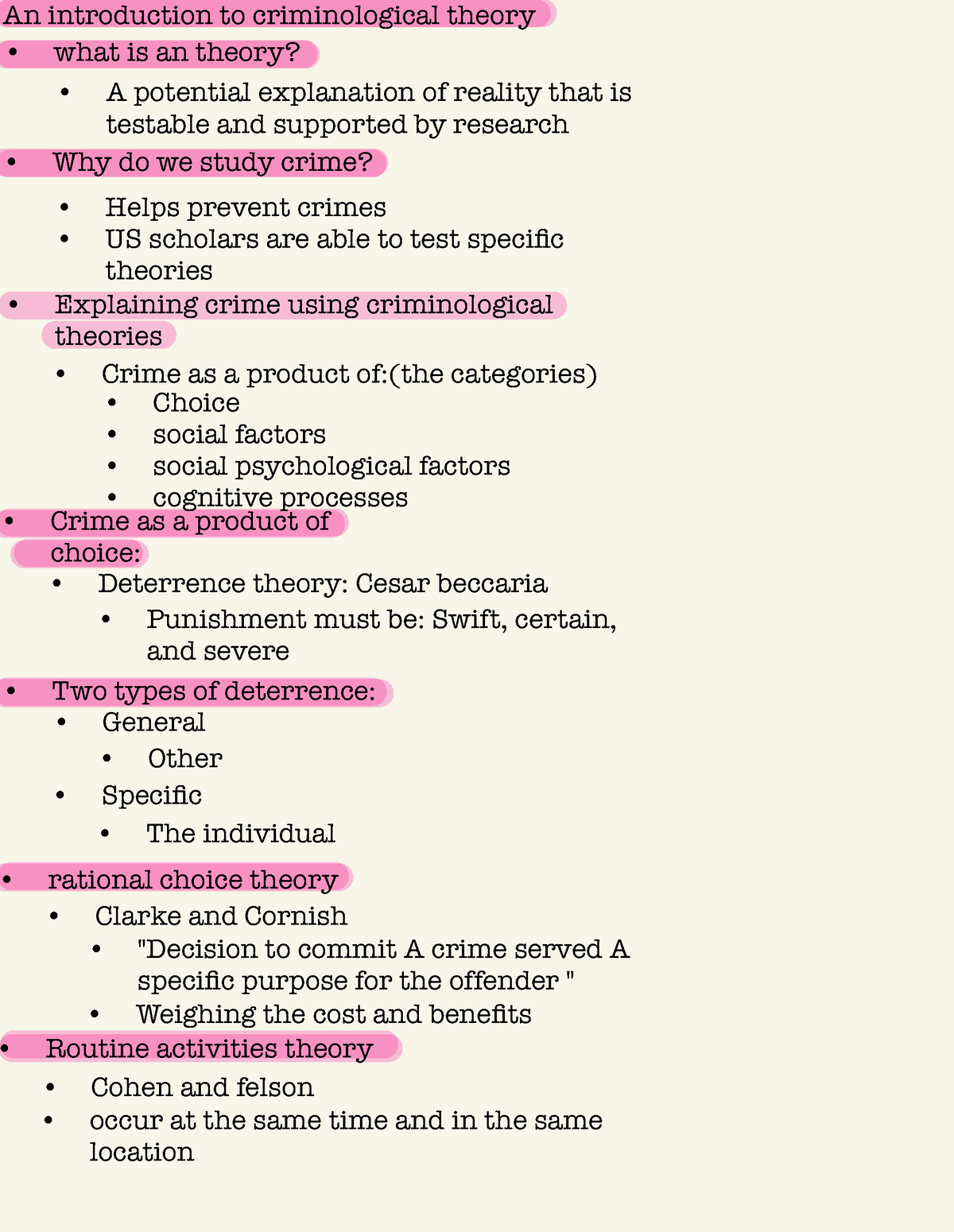 Criminology Theory - An Introduction To Criminological Theory - What Is ...