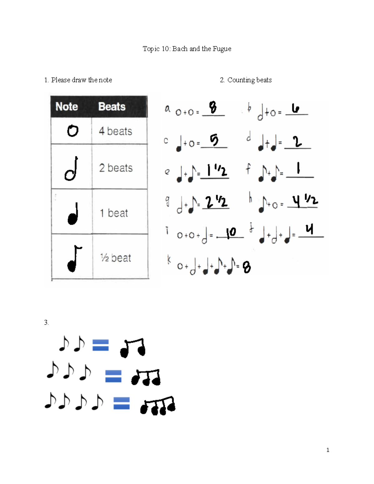 Music Appreciation Notes Topic 10 Topic 10 Bach and the Fugue Please