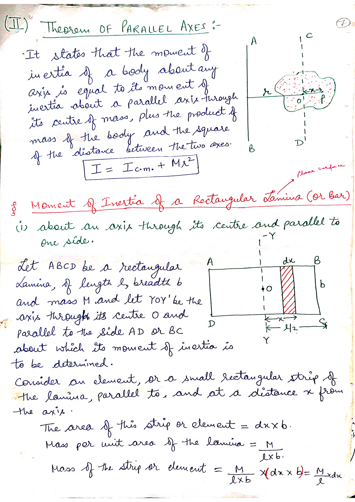 Mechanics Notes 3 - Bsc(h) Physics - Studocu