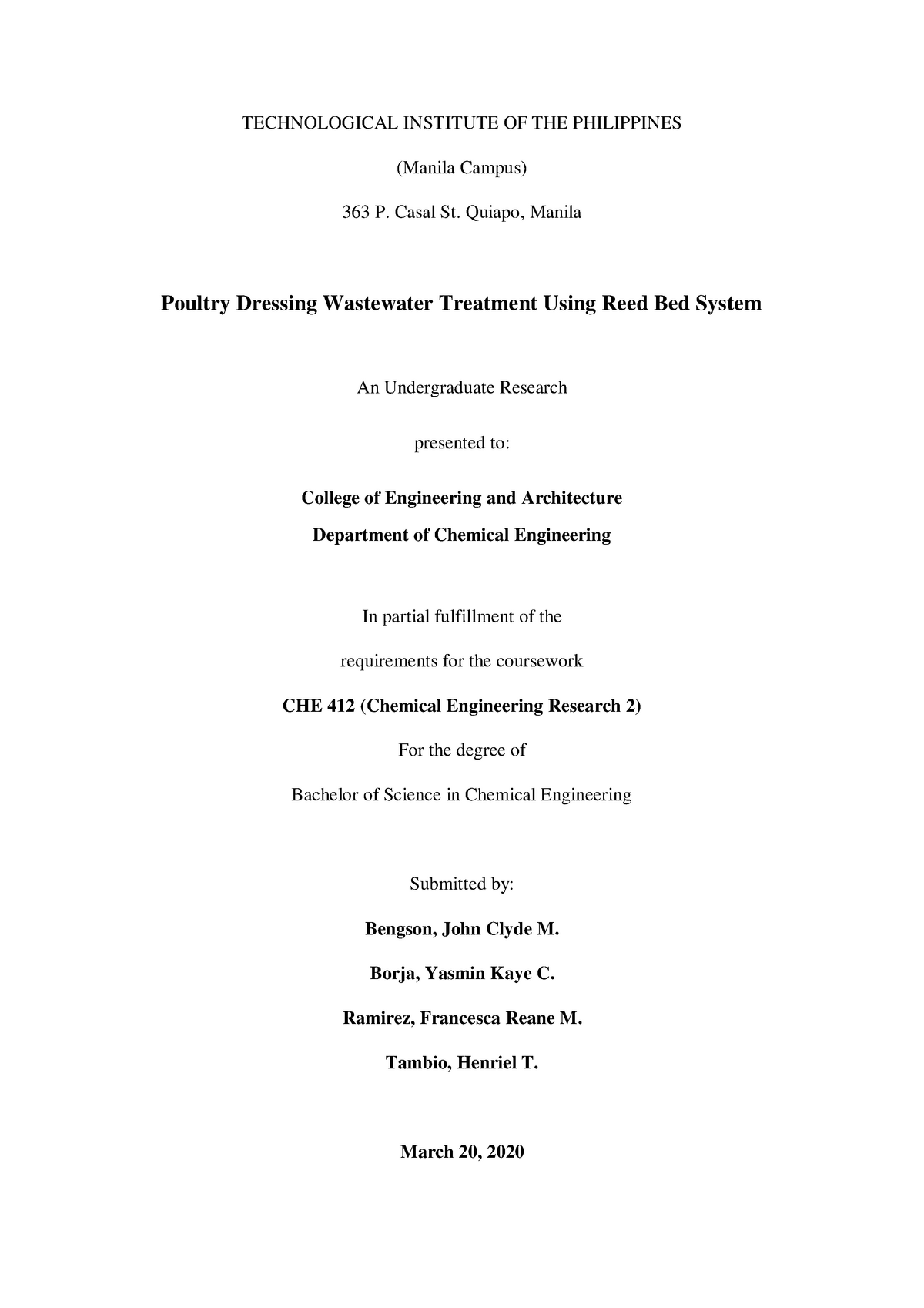 REED-BED- System - problem set for enzyme kinetics. 5 questions with ...