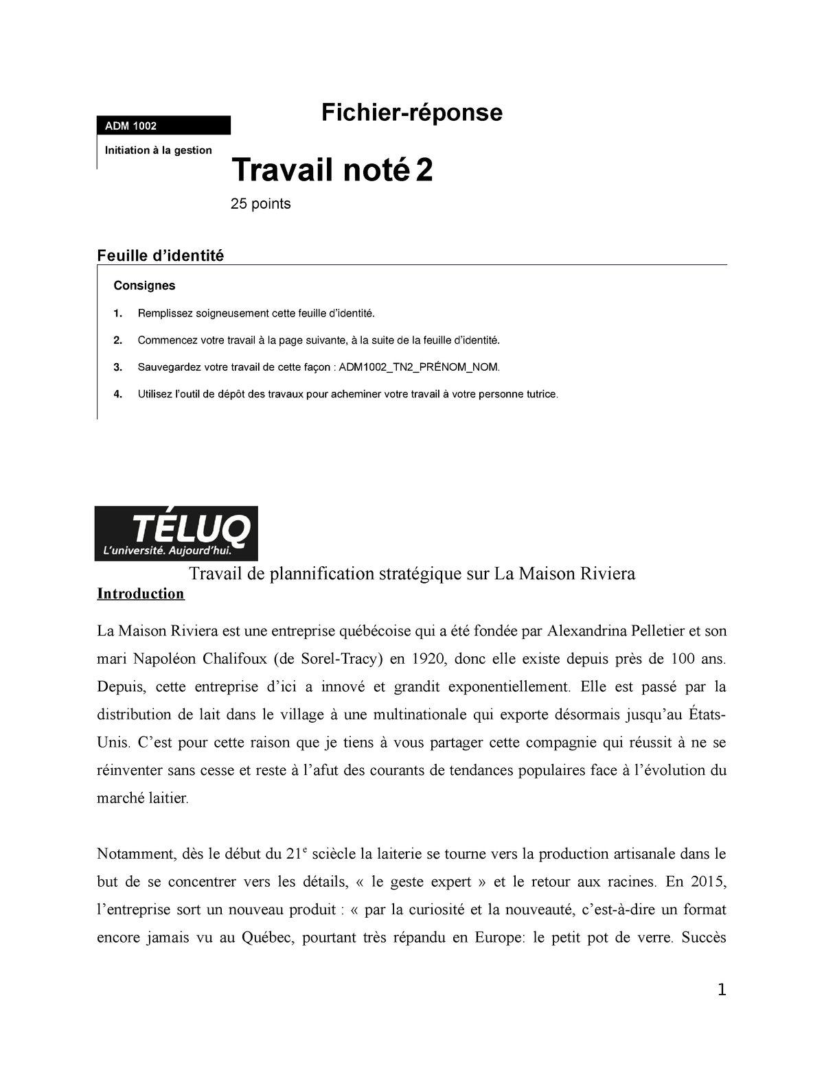 Teluq Programmes 2e Cycle