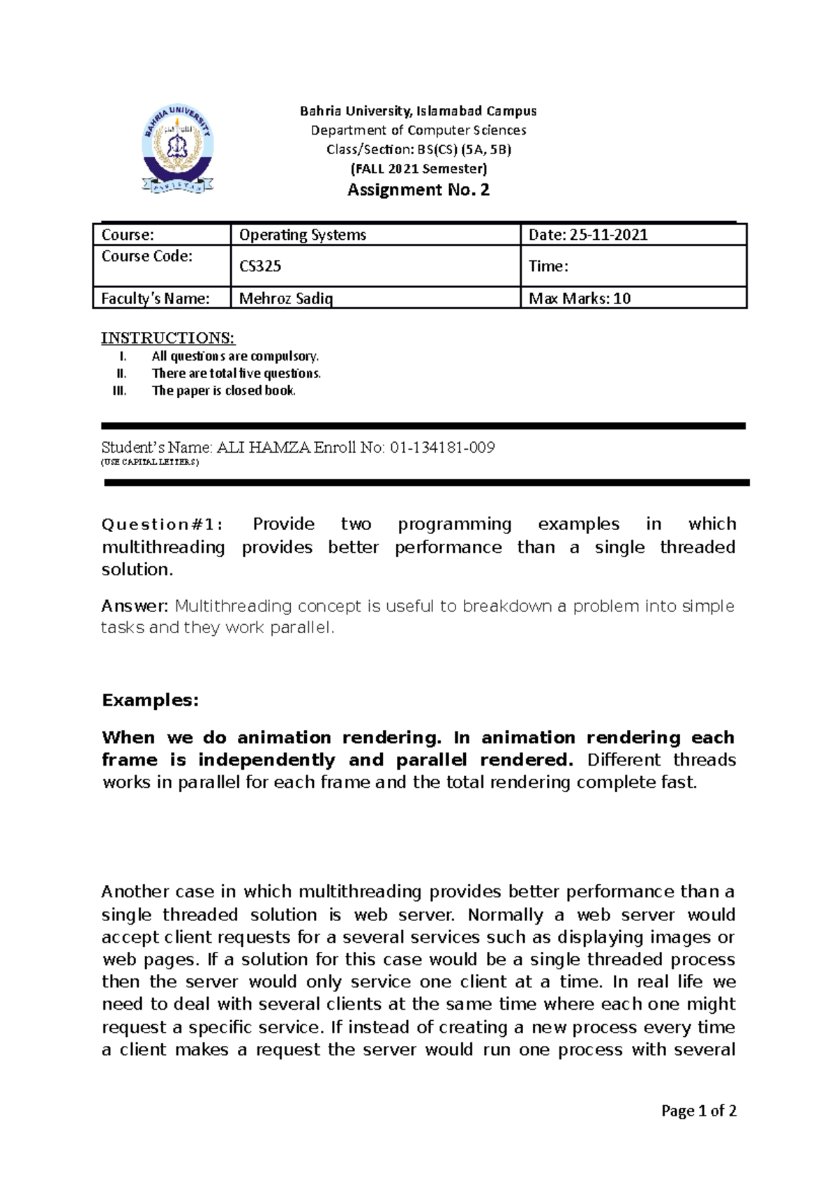 2-assignment-operating-system-chapter-4-threads-in-operating-system