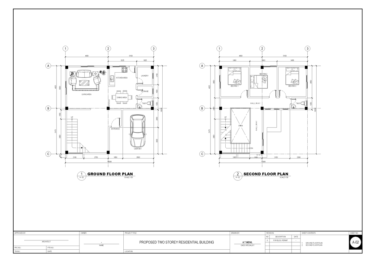 Floor Plan - Design and detailing of structure project. - OPEN DN UP UP ...