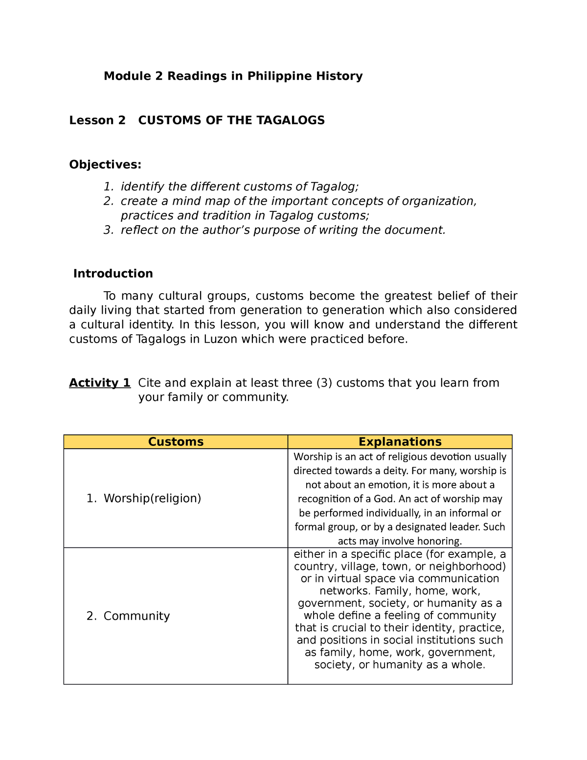 Editing RPH Midterm-Module-2- Lesson-2 - Module 2 Readings In ...