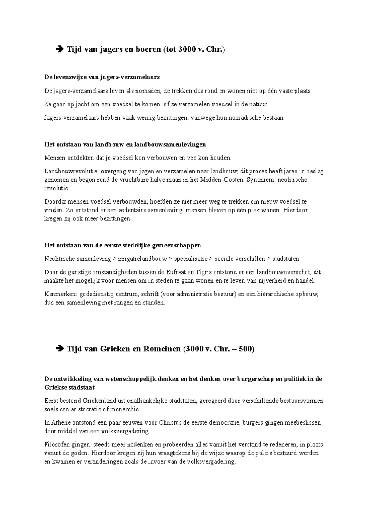 Geschiedenis kenmerkende aspecten (vwo 6) Ik