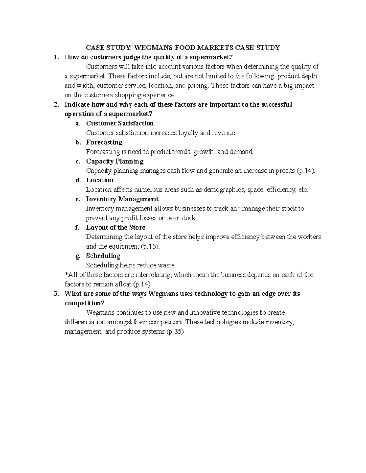 Wegmans case study picture