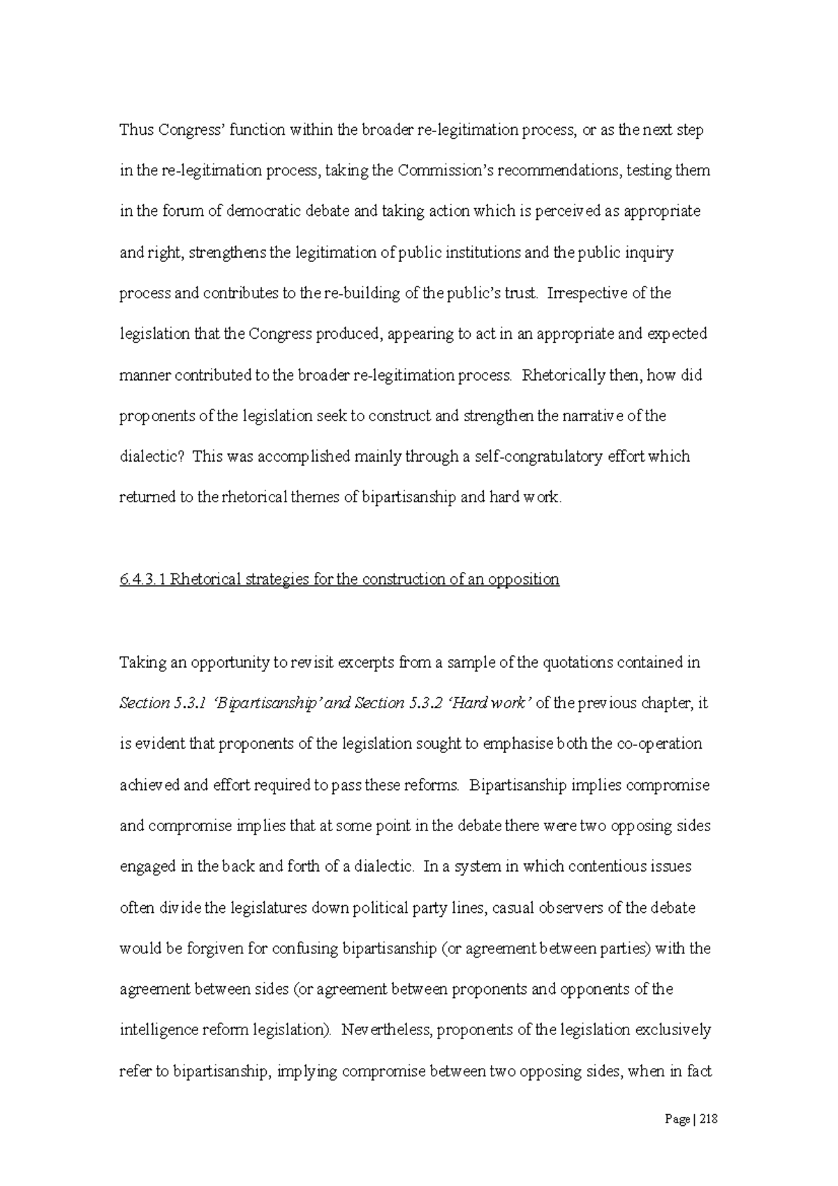 Strategies OF Legitimation 30 - Thus Congress’ function within the ...