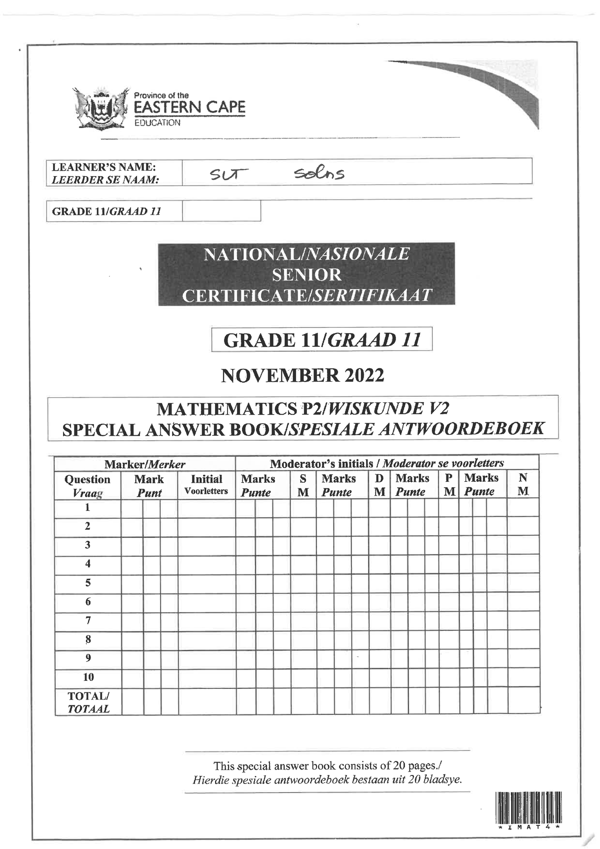 mathematics grade 11 assignment 2022 term 2