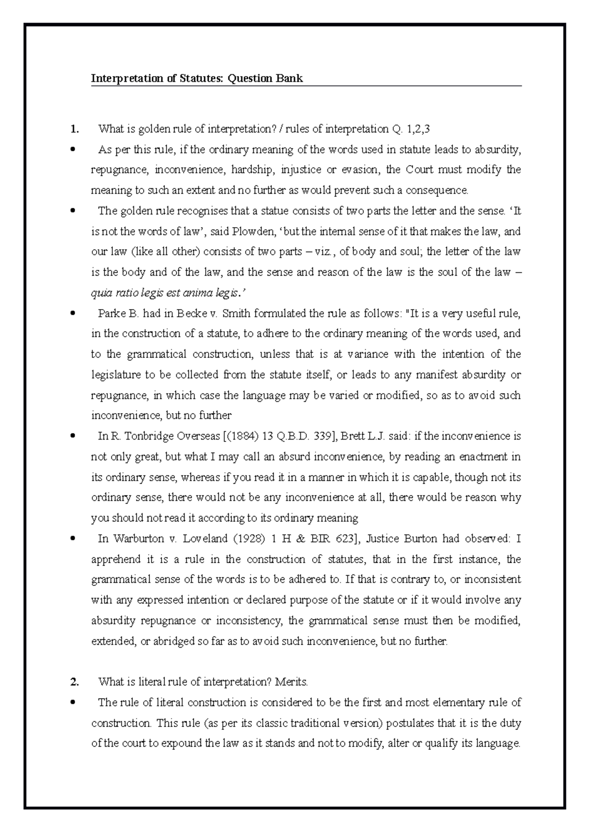 ios-question-bank-interpretation-interpretation-of-statutes