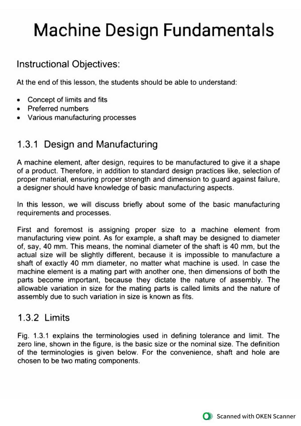 Machine Design Fundamentals - Introduction To Machine Learning - Studocu